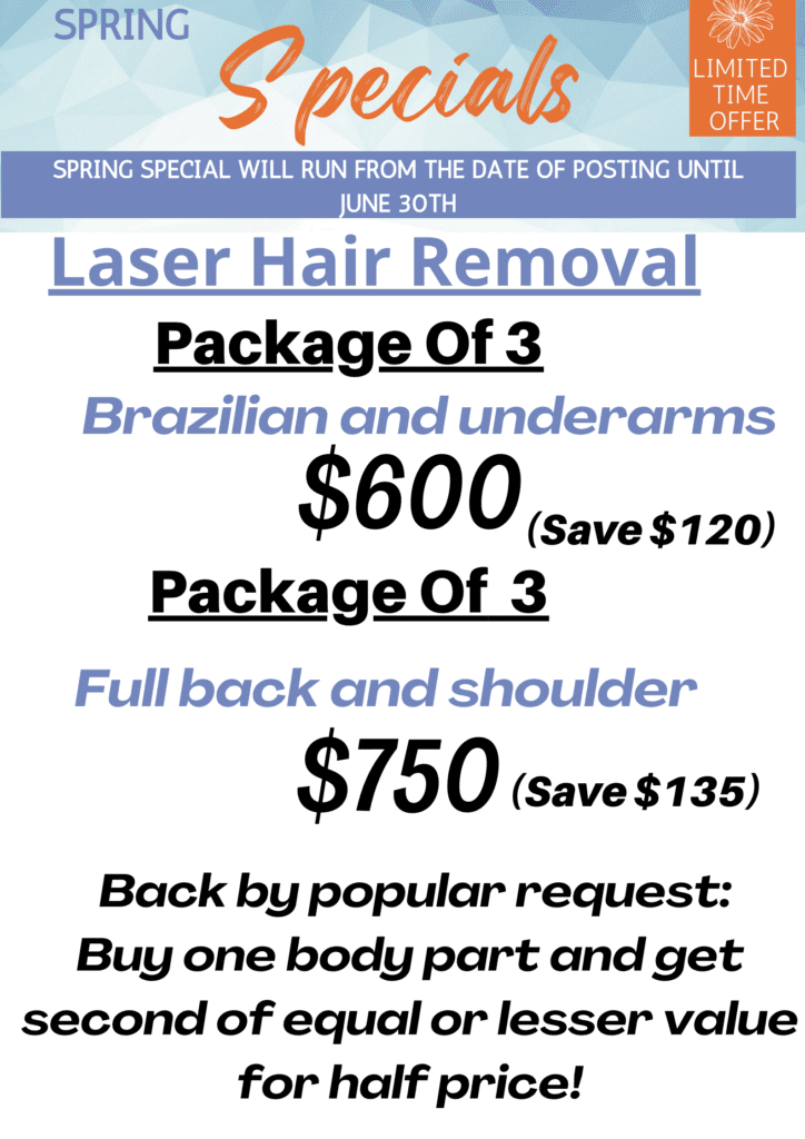 Laser Hair Removal Spring Promtions